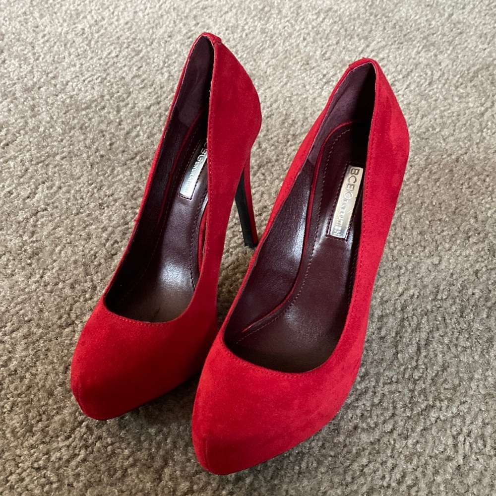 Bcbg red stilettos